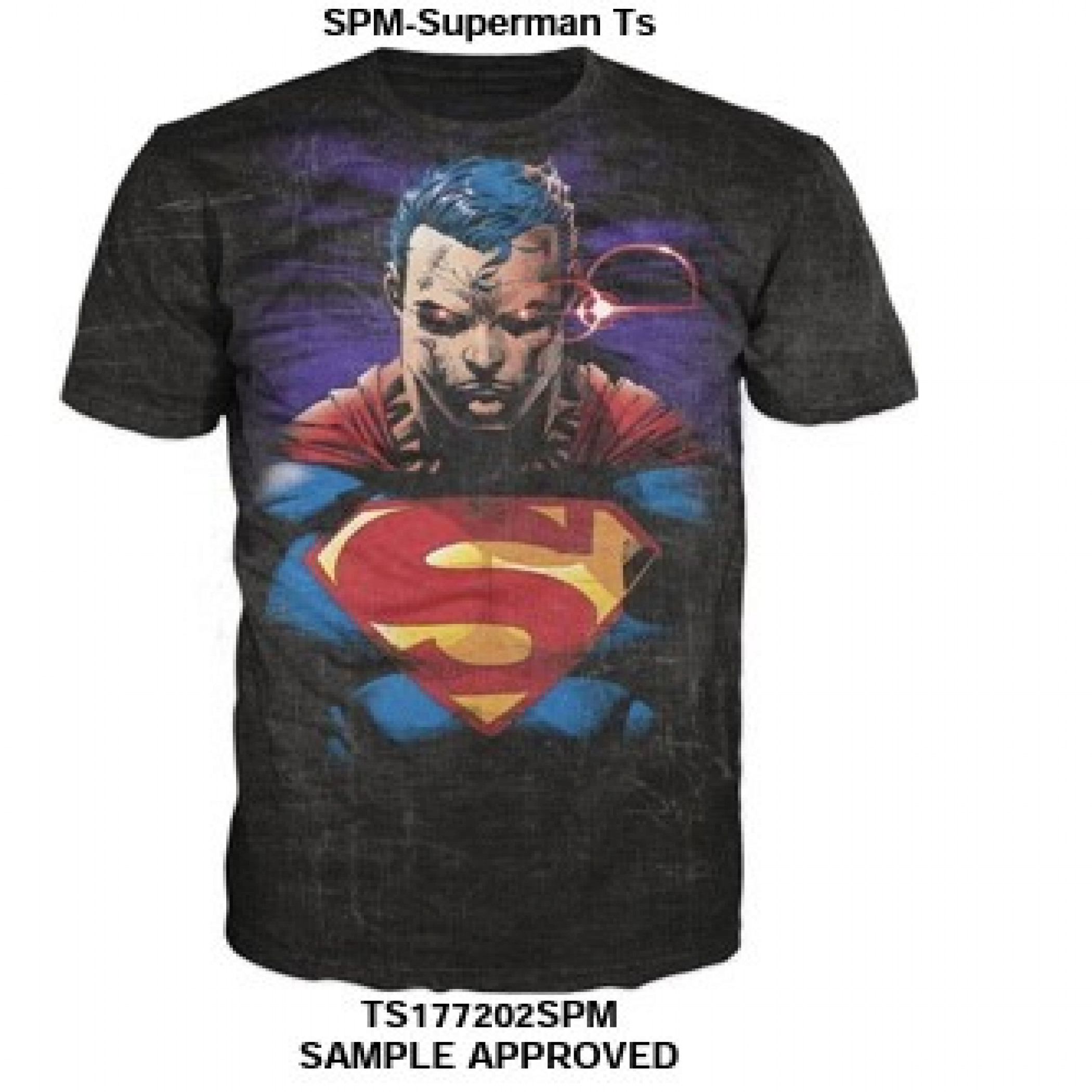 DC Comics Superman Son of Krypton Glowing Eyes T-Shirt